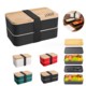 Picture of WHEAT STRAW BENTO LUNCH BOX with Table Ware Set
