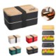 Picture of WHEAT STRAW BENTO LUNCH BOX with Table Ware Set