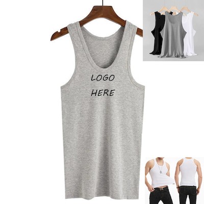 Picture of MENS DRI-FIT MICROFIBRE BODYBUILDING STRINGER TANK TOP.
