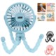 Picture of FLEXIBLE TRIPOD CLIP ON OSCILLATING STROLLER FAN