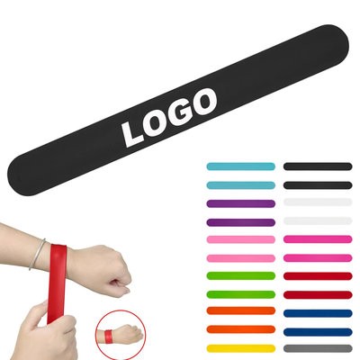 Picture of EXTRA LONG SILICON WRIST BAND FLEXIBLE SNAP BRACELET