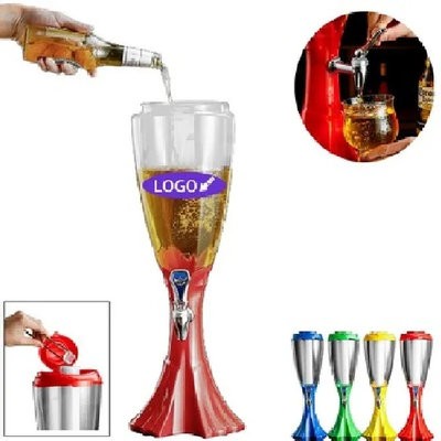 Picture of 3L BEVERAGE TOWER BEER DISPENSER with Ice Tube & Spigot