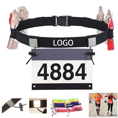Picture of REFLECTIVE MULTIFUNCTION RACE NUMBER BELT