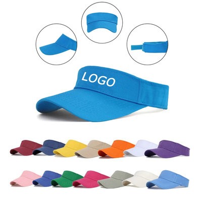Picture of SUN VISOR LADIES LARGE BRIM UV PROTECTION EMPTY TOP HATS CAPS