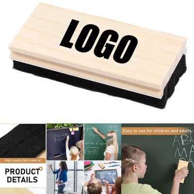 Picture of CHALKBOARD ERASER WOOD WHITE BOARD CLEANER