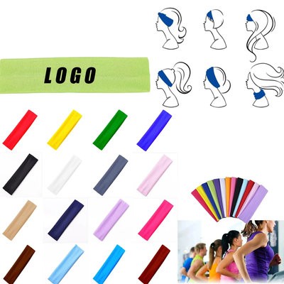 Picture of SOLID HIGH STRETCH HEAD BAND YOGA EXERCISE HAIR ACCESSORIES.