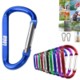 Picture of BIG D SHAPE FLAT KEYRING CHAIN SNAP ALUMINUM CARABINER HOOK