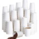 Picture of 8OZ WHITE WALL PAPER CUP CUSTOM PRINTED DISPOSABLE