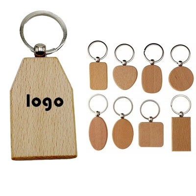 Picture of MULTI-STYLE WOOD KEYRING CHAIN