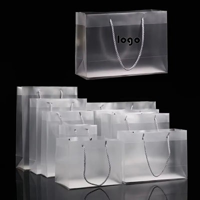 Picture of CLEAR TRANSPARENT PVC HANDBAG