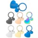 Picture of STAINLESS STEEL METAL HEART STYLE KEYRING CHAIN