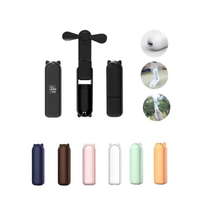Picture of HANDHELD FOLDING MINI FAN with Power Bank