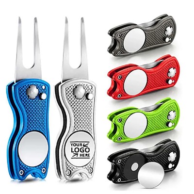Picture of STAINLESS STEEL METAL FOLDING GOLF FORK