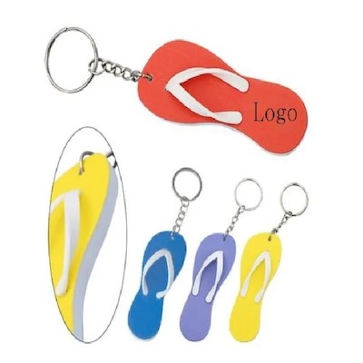 Picture of FLOATING FLIP FLOP KEYRING CHAIN.