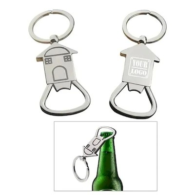 Picture of HOUSE BOTTLE OPENER with Keyring