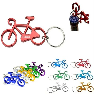 Picture of BICYCLE BOTTLE OPENER W & KEYRING CHAIN