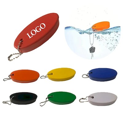 Picture of OVAL PU FLOATING KEYRING CHAIN