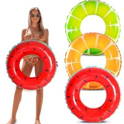 Picture of PVC FRUIT PATTERN SWIMMING RING.