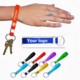 Picture of SCREEN PRINTED SILICON WRIST BAND KEYRING CHAIN