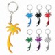 Picture of COCONUT PALM TREE SHAPE BOTTLE OPENER KEY HOLDER KEYRING