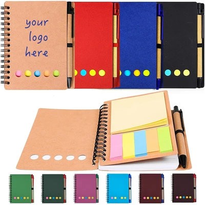 Picture of ECO-FRIENDLY POCKET COMPLETE SET SPIRAL NOTE BOOK.