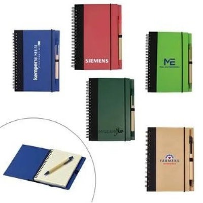 Picture of ECO HARDCOVER JOURNAL & PEN (5 INCHX7 INCH).
