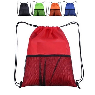 Picture of DRAWSTRING BACKPACK RUCKSACK with Mesh Pocket