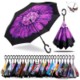 Picture of DOUBLE LAYER FOLDING INVERTED UMBRELLA with C-shaped Handle