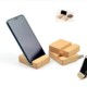 Picture of BAMBOO CUBE BLOCK PHONE STAND