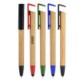 Picture of 2-IN-1 ECO-FRIENDLY BAMBOO BALL PEN with Mobile Phone Holder