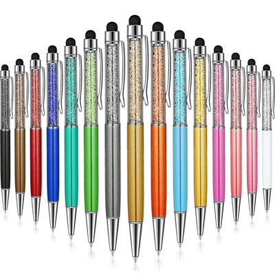 Picture of 2-IN-1 SLIM CRYSTAL DIAMOND STYLUS PEN.
