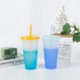 Picture of 24OZ REUSABLE COLOR CHANGING COLD DRINK CUP
