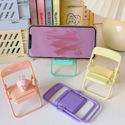 Picture of MINI CUTE CHAIR MOBILE PHONE HOLDER FOLDING