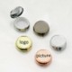 Picture of PORTABLE MINI SILVER MEDICINE DRUG HOLDER CONTAINER