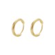 Picture of MINIMALIST GOLD HUGGIE HOOP EARRINGS