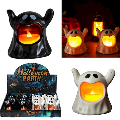 Picture of HALLOWEEN GHOST CANDLE STICK LANTERN