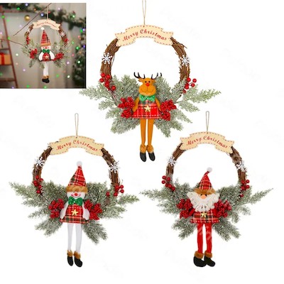 Picture of CHRISTMAS DECORATION WREATH