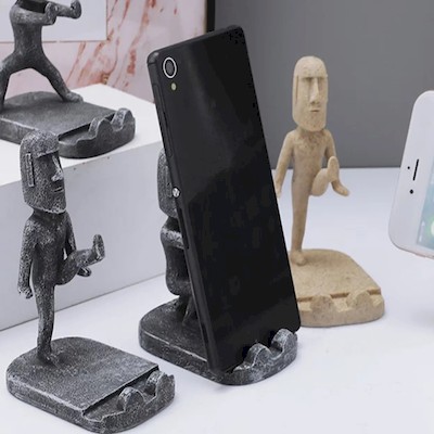 Picture of KUNG FU MOAI EASTER ISLAND PHONE STAND