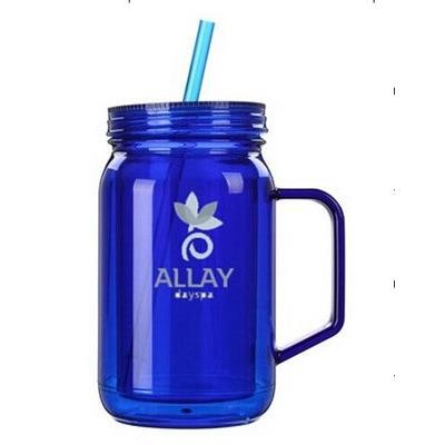Picture of 20 OZ CANDY JAR TUMBLER with Handle.