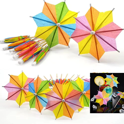Picture of MINI PAPER PARASOLS COCKTAIL UMBRELLA