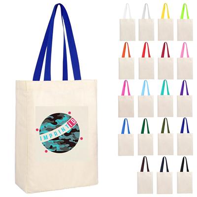 Picture of NATURAL COTTON CANVAS GROCERY TOTE BAG