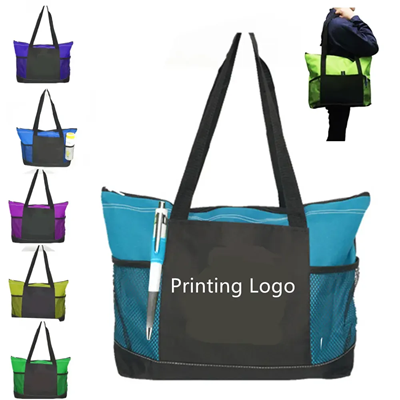 Picture of FEATHER FLIGHT ZIPPERED TOTE BAG