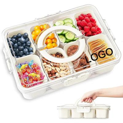Picture of PORTABLE SNACKLE BOX CONTAINER VEGGIE SERVING TRAY