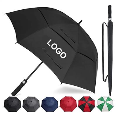 Picture of 62 INCH ARC DOUBLE CANOPY AUTOMATIC OPEN GOLF UMBRELLA