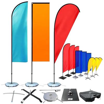 Picture of 18 2-SIDED FEATHER BEACH FLAG KIT W & CROSS BASE & WATER BAG