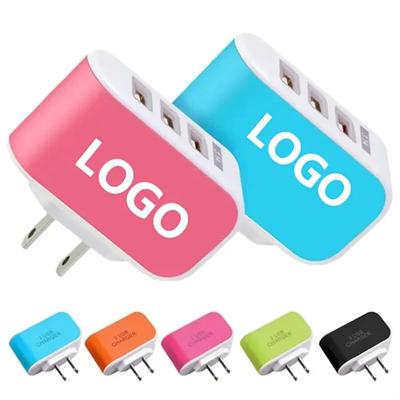 Picture of QUICK PORTABLE 5V 1A 3 PORT USB CHARGER HEAD