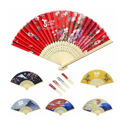 Picture of CUSTOM BAMBOO FOLDING HAND FAN