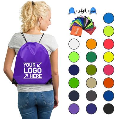 Picture of POLYESTER DRAWSTRING BACKPACK RUCKSACK