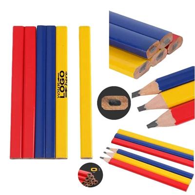 Picture of FULL COLOR OCTAGONAL CALIBRATION CARPENTER PENCIL
