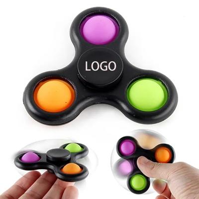 Picture of THREE FINGER BUBBLE POP STRESS RELIEVER SPININER